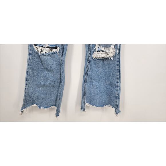 BDG Urban Outfitters Destroyed Flare‎ Crop Jeans Size 25 - Picture 5 of 8